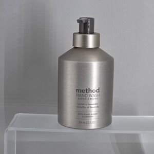 Method Hand Wash Unisex 12oz Violet Lavender Aluminum Bottle Refillable Eco